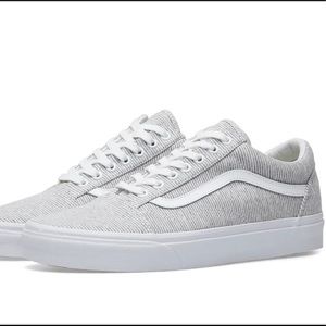 RARE Vans Old Skool Jersey Gray/TrueWhite (unisex)